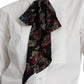 Camisa Ralph Lauren Feminina de Algodão Broadcloth com Alfinetes e Mangas Compridas, Branca, Tamanho Médio