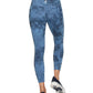Leggings Skechers Sketchdye 7/8 Feminina Azul Tamanho Médio