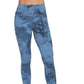Leggings Skechers Sketchdye 7/8 Feminina Azul Tamanho X-G