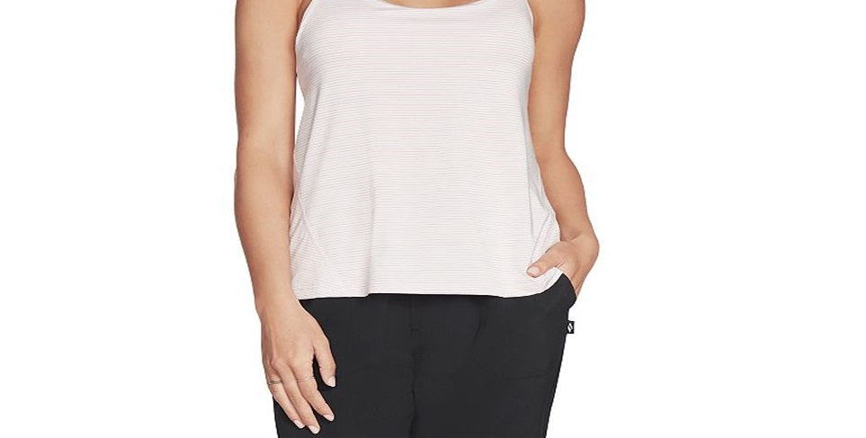 Skechers Gowalk Wear Motion Stripe Shelf Bra Tank Marrom Tamanho X-G Feminino