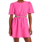 Vestido curto feminino Wayf com recorte rosa tamanho pequeno