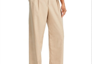 Calça Plissada Wayf Pinstripe Branca