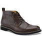 Tommy Hilfiger Gibby Faux Leather Cap Toe Chukka Boots Masculino Marrom Tamanho 12 M
