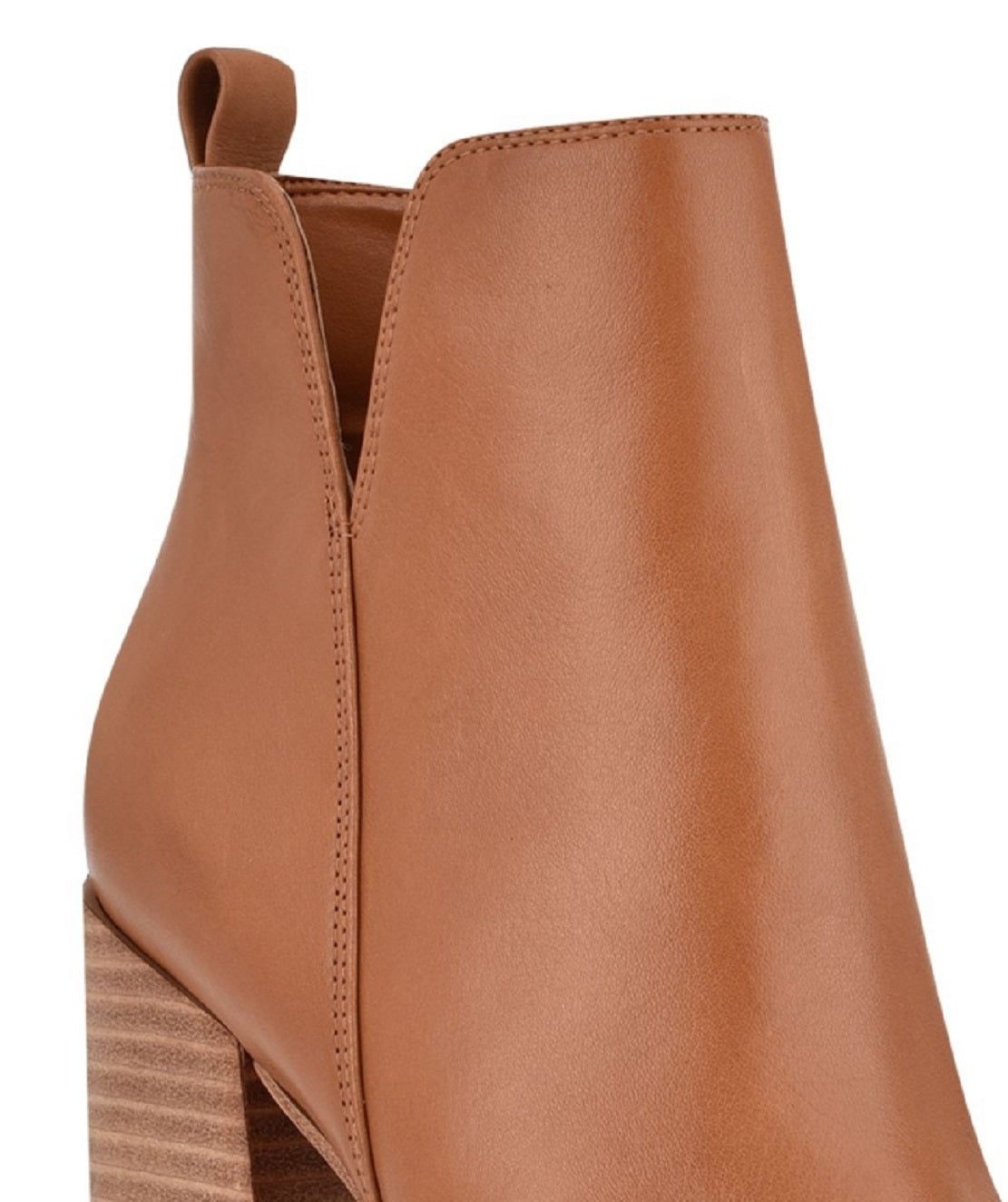 Botas de salto bloco Nine West Birds femininas, marrom, tamanho 7,5 M