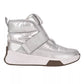 Tênis Calvin Klein Mabon Cano Alto Feminino Cinza Tamanho 9 M