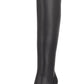 Botas femininas Nine West Tacy acima do joelho, pretas, tamanho 6,5 M
