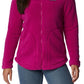 Jaqueta Columbia West Bend Full Zip Fleece Feminina Rosa Tamanho Médio