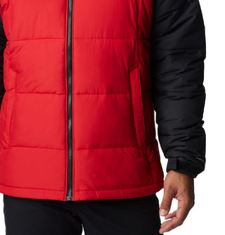 Jaqueta Columbia Pike Lake impermeável masculina vermelha tamanho XX-G