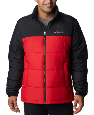 Jaqueta Columbia Pike Lake impermeável masculina vermelha tamanho XX-G