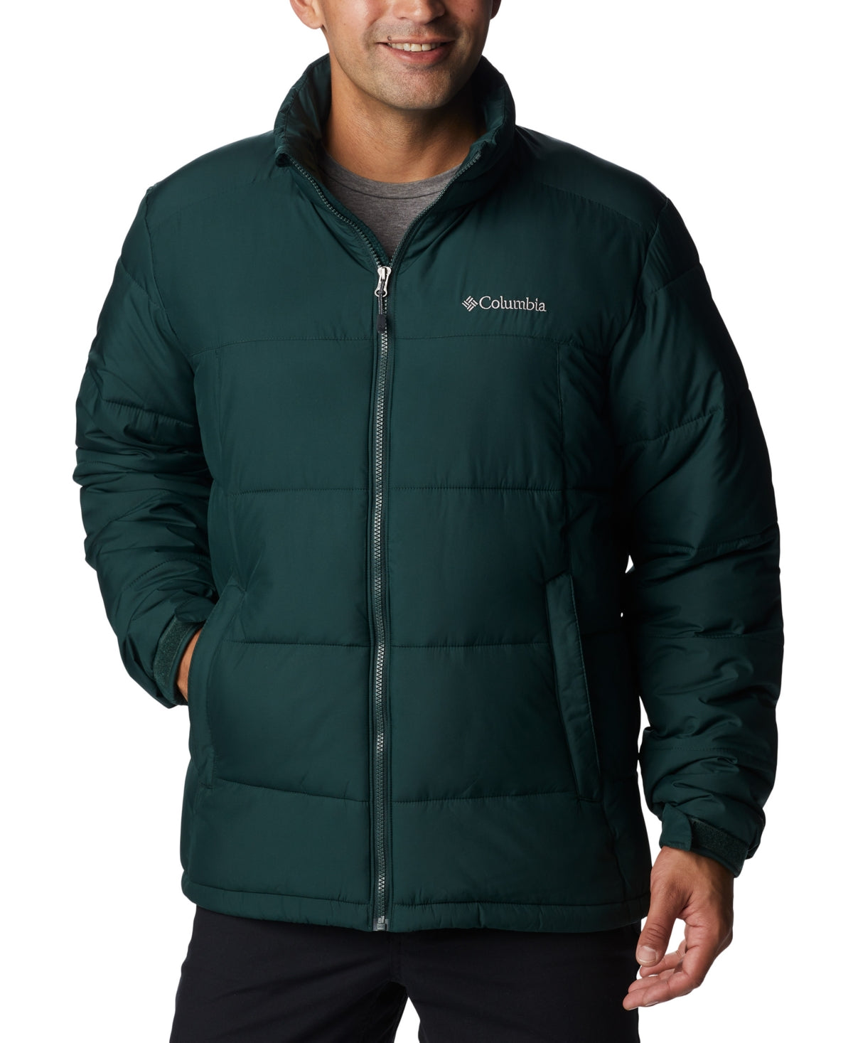 Jaqueta Columbia Pike Lake Resistente à Água Masculina Verde Tamanho XX-G