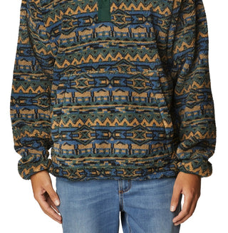 Jaqueta Columbia Rugged Ridge Geo Print Fleece Masculina Verde Tamanho X-G