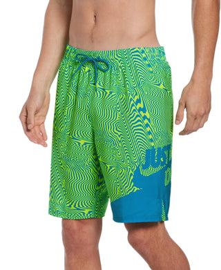 Nike Men s JDI Liquefy Vital 9  Volley Swimsuit Board Shorts Medium Laser Blue NESSB511-406