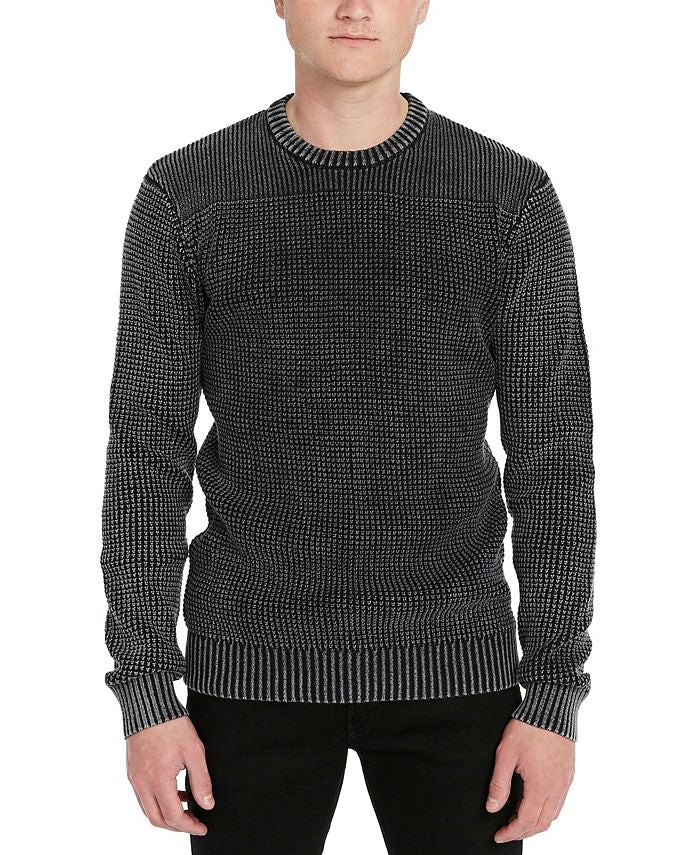 Buffalo David Bitton Suéter Masculino Washy Gola Redonda Preto Tamanho Grande