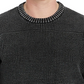 Buffalo David Bitton Suéter Masculino Washy Gola Redonda Preto Tamanho Grande