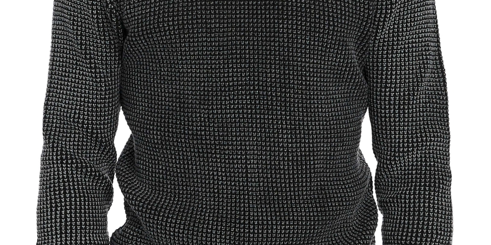 Buffalo David Bitton Suéter Masculino Washy Gola Redonda Preto Tamanho Grande