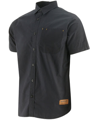 Caterpillar Men's Colorblocked Work Shirt Black Size Large