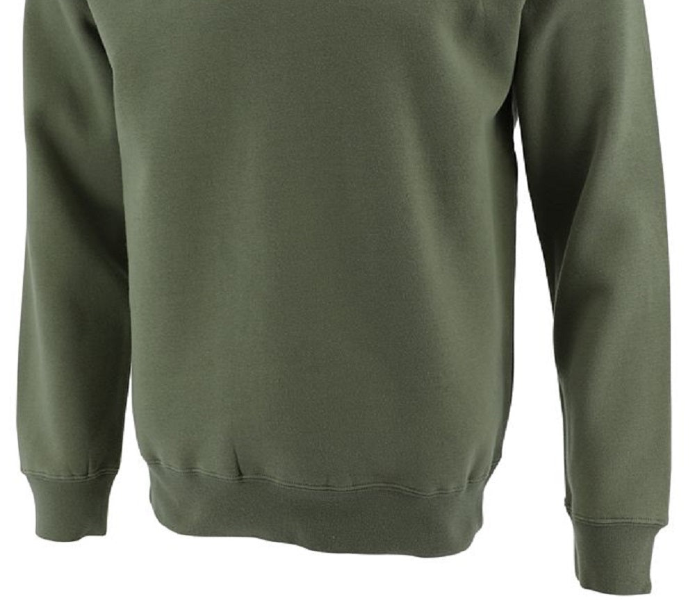 Moletom com estampa de logotipo da Caterpillar Foundation para homens, verde, tamanho grande