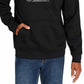 Moletom com capuz estampado com logotipo da Caterpillar Foundation masculino, preto, tamanho médio