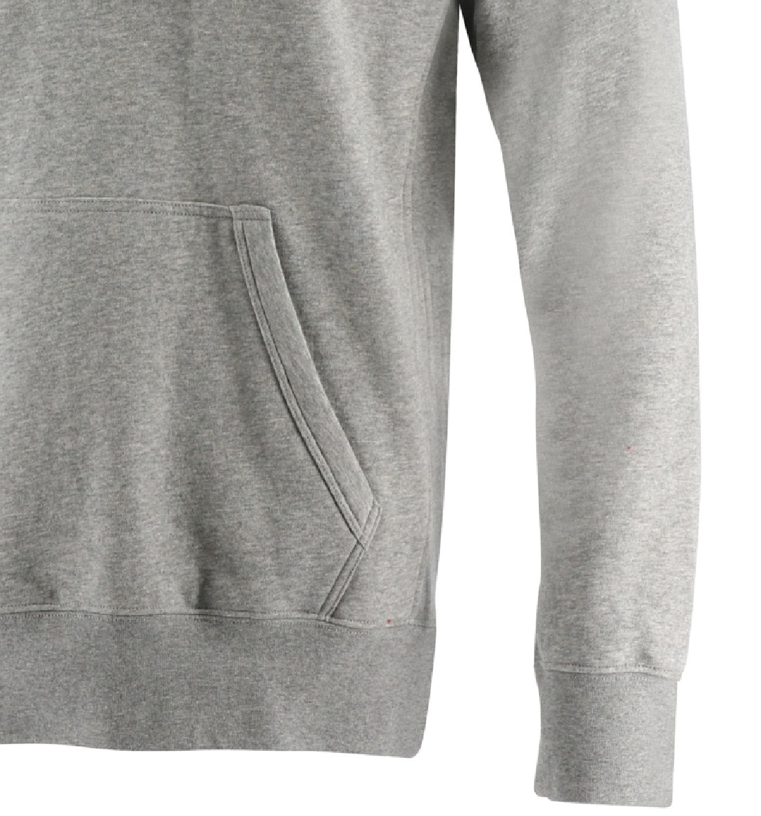 Moletom com capuz estampado com logotipo da Caterpillar Foundation masculino cinza tamanho grande