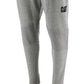 Calça de corrida masculina com estampa de logotipo Caterpillar, cinza, tamanho médio