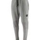 Calça de corrida masculina com estampa de logotipo Caterpillar, cinza, tamanho médio