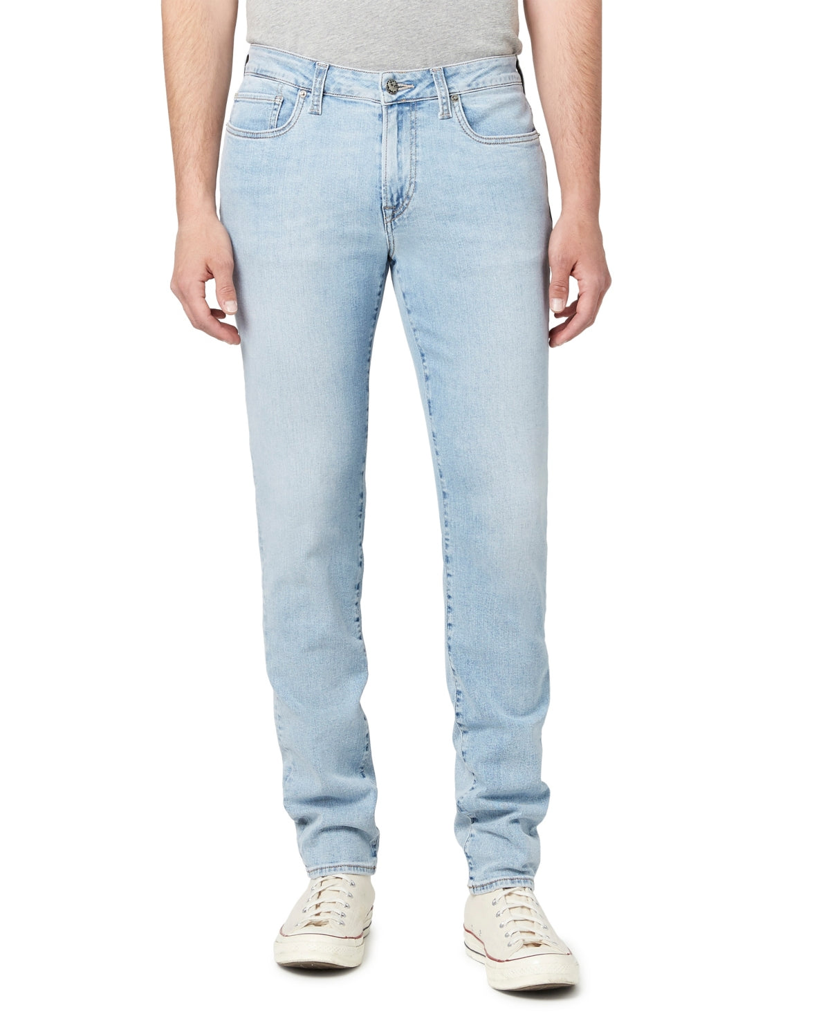 Calça jeans skinny max masculina Buffalo David Bitton azul desbotada tamanho 31x30