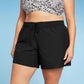 Shorts de banho feminino Kona Sol™ preto tamanho 2X