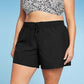 Shorts de banho feminino Kona Sol preto tamanho 3X