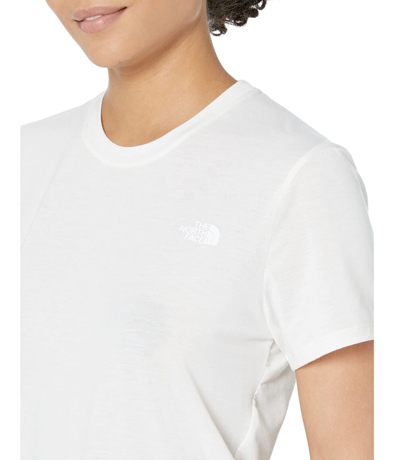 Camiseta The North Face Wander Feminina Branca Tamanho Grande