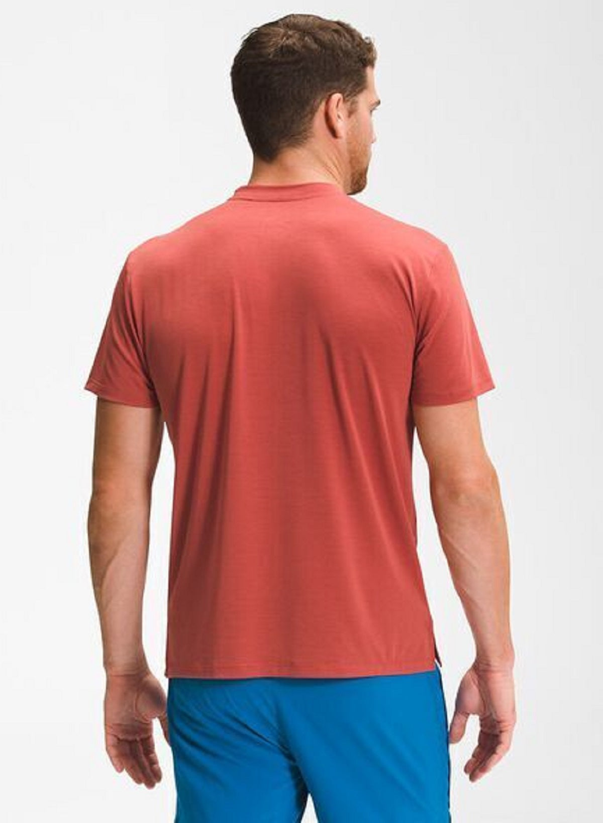 Camiseta masculina The North Face Wander manga curta vermelha tamanho grande