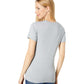 Camiseta feminina The North Face Tri Blend manga curta cinza tamanho XX-G