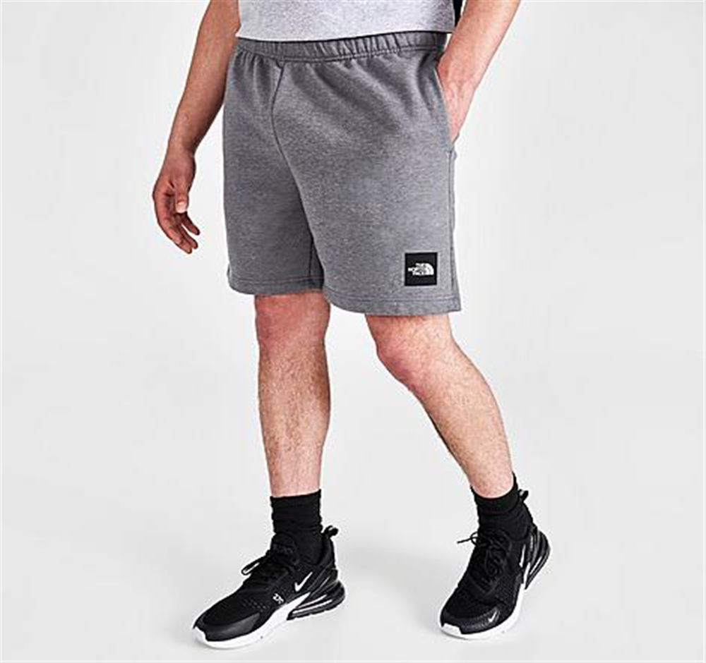 Shorts The North Face Never Stop Fleece Masculino Cinza Tamanho X-G