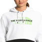 The North Face Moletom com capuz feminino Coordinates Logo, branco, tamanho X-S