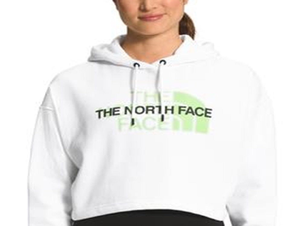 The North Face Moletom com capuz feminino Coordinates Logo, branco, tamanho X-S