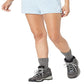 Shorts feminino The North Face com logo, azul, tamanho X-S