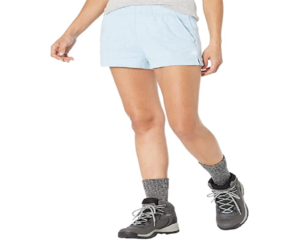 Shorts feminino The North Face com logo azul, tamanho extragrande