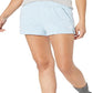 Shorts feminino The North Face com logo azul, tamanho extragrande