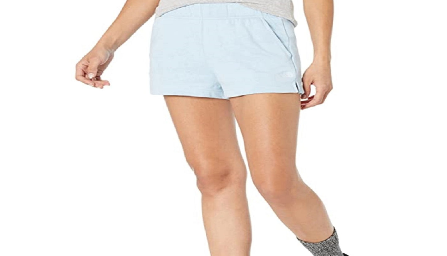 Shorts feminino The North Face com logo azul, tamanho extragrande
