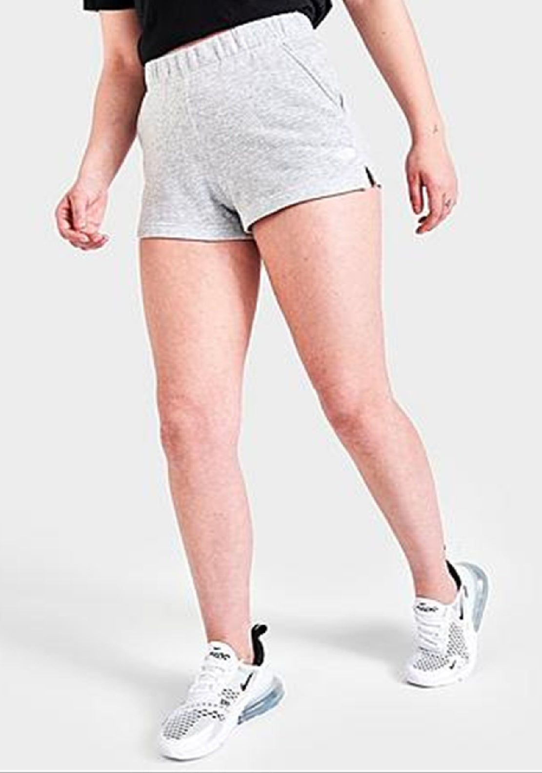 Shorts feminino The North Face Logo cinza tamanho X-S