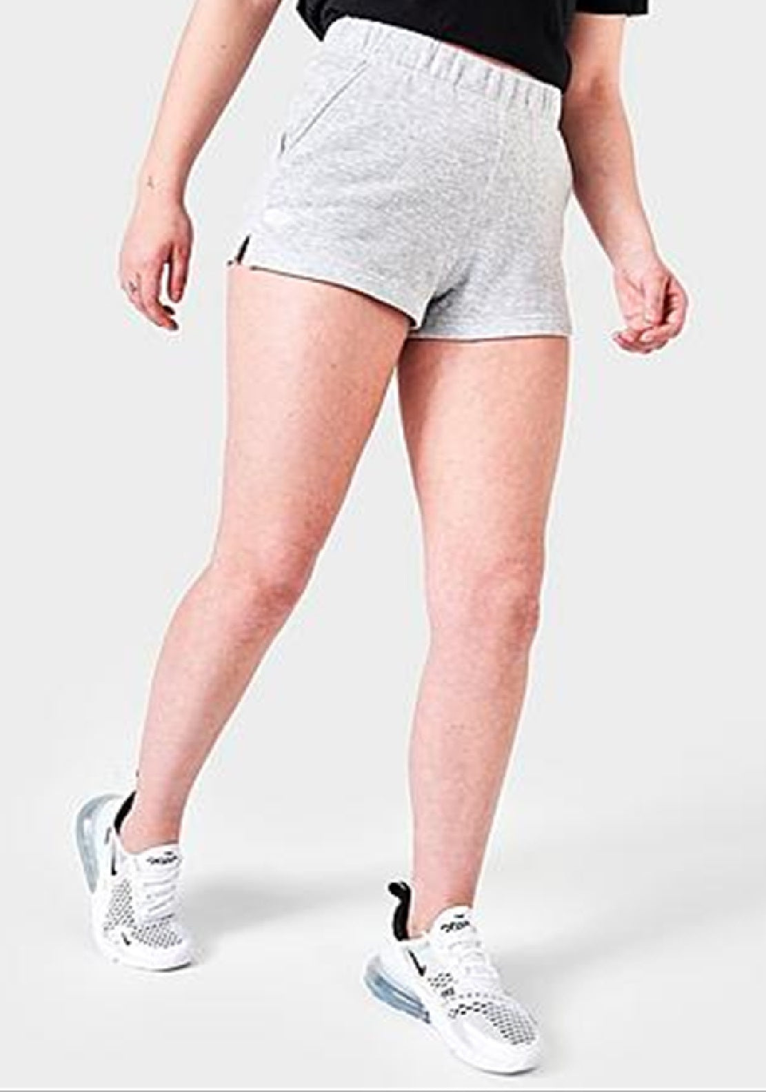 Shorts feminino The North Face Logo cinza tamanho X-S