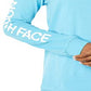 Camiseta feminina The North Face Brand Proud manga comprida azul tamanho pequeno