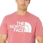 Camiseta The North Face Half Dome Masculina Rosa Tamanho X-G