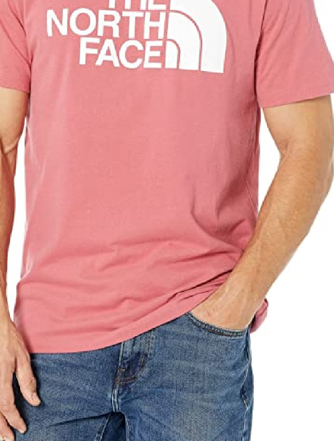 Camiseta The North Face Half Dome Masculina Rosa Tamanho X-G