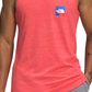 Camiseta regata masculina The North Face Americana Tri Blend vermelha, tamanho grande