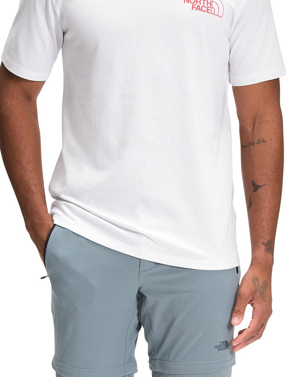 Camiseta Trial Masculina The North Face Branca Tamanho P