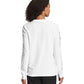 Camiseta feminina The North Face Hit Graphic de manga comprida, branca, tamanho X-S