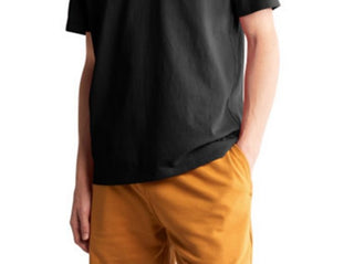 Camiseta Timberland Masculina Heavy Weight Woven Badge Preta