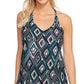 Top tankini com aro e costas em T feminino Island Escape, preto
