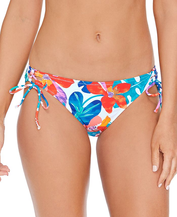 Biquíni Raisins Junior's Sweet Side Tie, maiô branco, tamanho extragrande