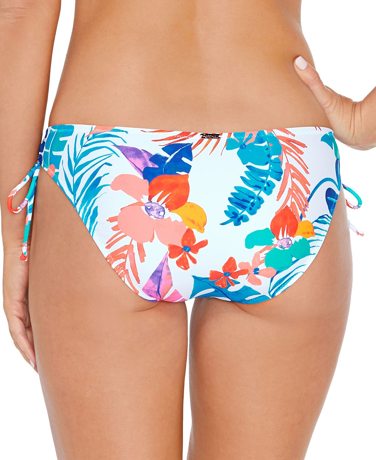 Biquíni Raisins Junior's Sweet Side Tie, maiô branco, tamanho extragrande